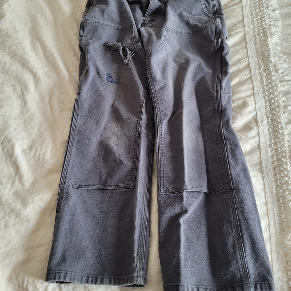 Carhartt Men's Gray Work Chinos - Straight Leg